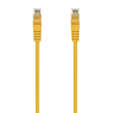 AISENS Cable de Red Latiguillo RJ45 LSZH Cat.6A 500 Mhz UTP AWG24, Amarillo, 25CM