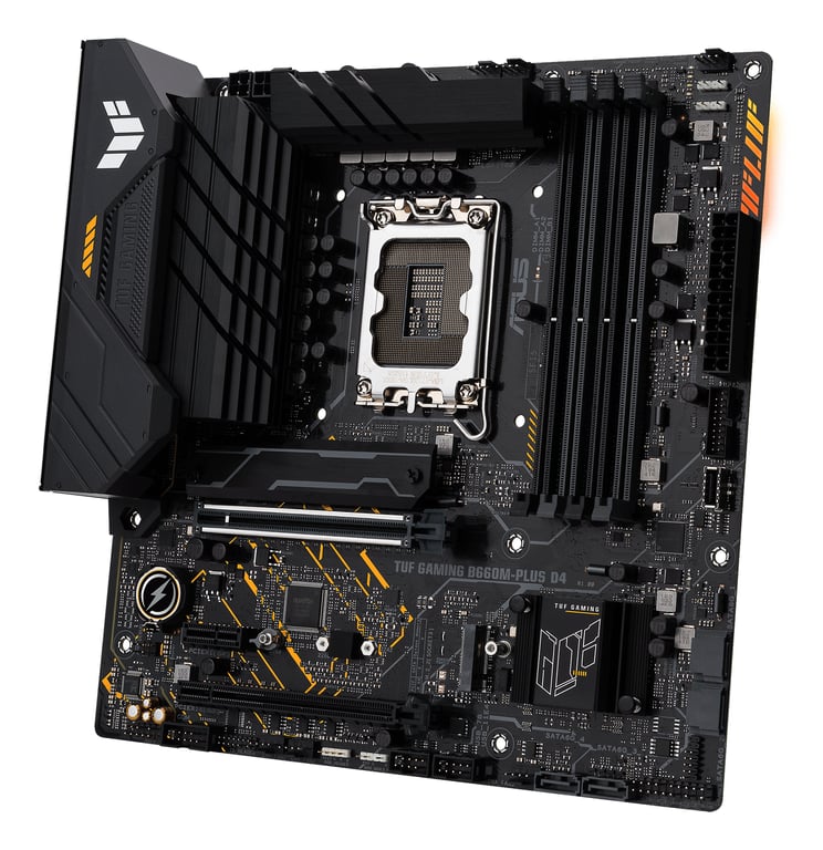 Asus TUF GAMING B660M PLUS D4 B660LGA1700DDR4mATX - vue 7