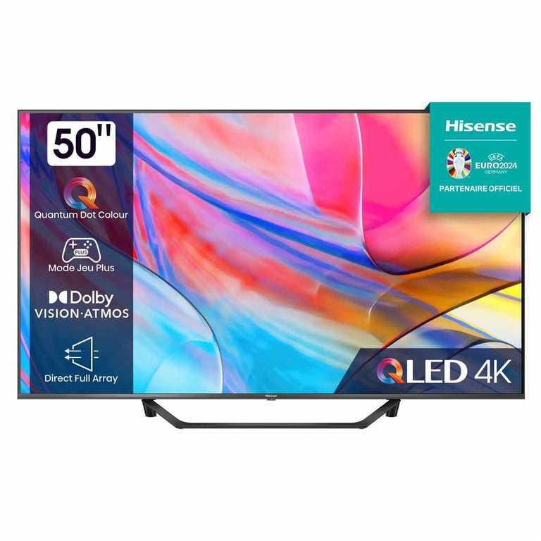 HISENSE 50A7K Téléviseur QLED 50 Pouces UHD 4K Smart TV