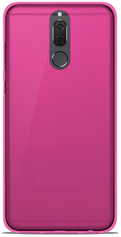Coque silicone unie compatible Givré Rose Huawei Mate 10 Lite