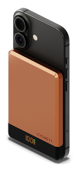 Cygnett MagSlim 5000 mAh Recharge sans fil Couleur cerise Neuf - vue 3
