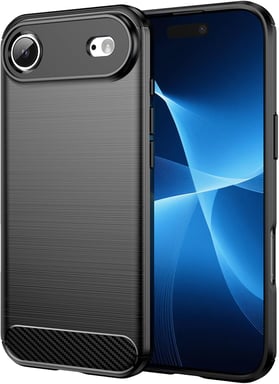 Apple iPhone Air 5G coque cover style carbone noir