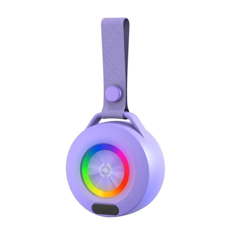 Celly LIGHTBEATVL haut-parleur portable et de fête Enceinte portable mono Violet 5 W - Neuf