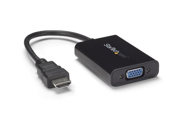 StarTech.com Cable Adaptador Externo Conversor de Vídeo y Audio HDMI a VGA - 1920x1200