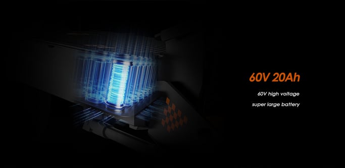 Scooter eléctrico KuKirin G4 - Batería 2000W 1200Wh Autonomía 75KM - Negro