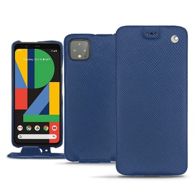 Housse cuir Google Pixel 4 XL -  - Bleu - Cuir saffiano