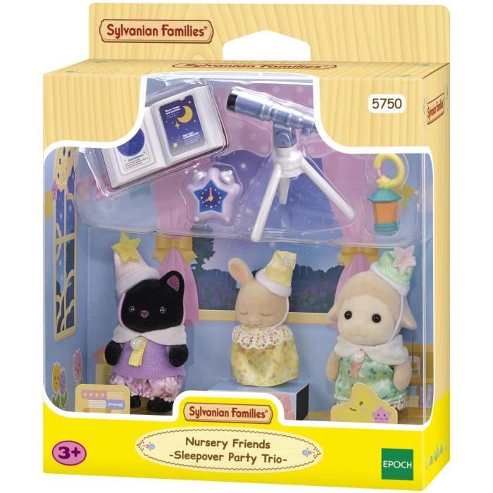 Sylvanian Family : Le trio des bébés pyjama party Epoch d'enfance - vue 5