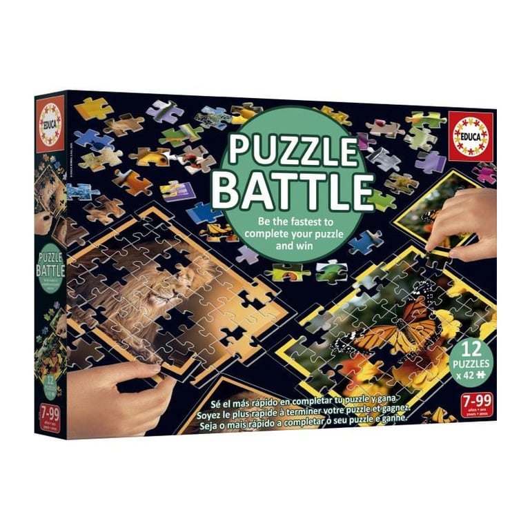 Educa Puzzle Bataille Natura. Une véritable Bataille de pièces | Soyez Le Premier à Terminer Votre Puzzle pour Devenir Le Gagnant. A partir de 20119 - vue 10
