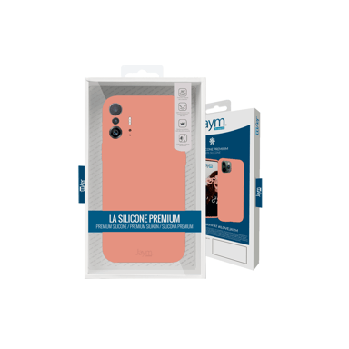 JAYM - Coque Silicone Premium Rose Sable pour Xiaomi 12 -100% Silicone et Microfibre - Renforcée et Ultra Doux
