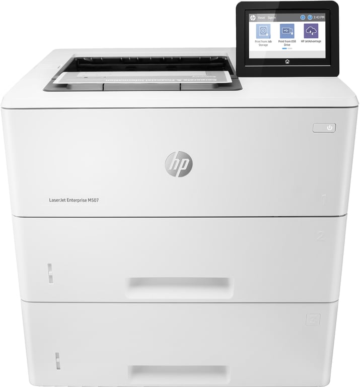 HP Imprimante LaserJet Enterprise M507 M507x Monochrome Impression 43 ppm Mono 1200 x 1200 dpi RectoVerso - vue 2