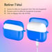 imoshion Coque Néon pour Apple AirPods Pro - Bleu Cobalt