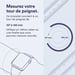 Bracelet Solo tressé pour Apple Watch | 44/45/46/49 mm - Taille 5 - Light Blue