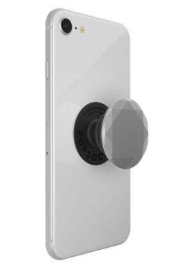 PopSockets PopGrip, Plata Diamante Metálico