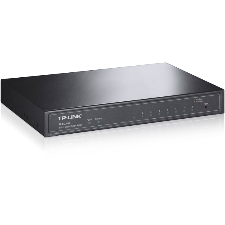 TP Link TL SG2008 Géré L2 Gigabit Ethernet 101001000 Neuf - vue 2
