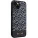 Custodia Guess per iPhone 15 6,1'' nera rigida GCube Stripes MagSafe