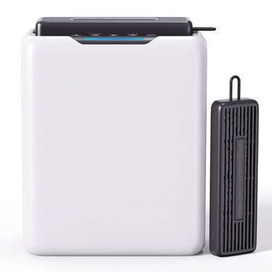 ROLINE Déshumidificateur d'air 3 L 20 m², silencieux 30 dB, double Peltier, minuterie 24 h