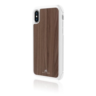 Carcasa protectora ''Robust Real Wood'' para Apple iPhone Xs, Nogal