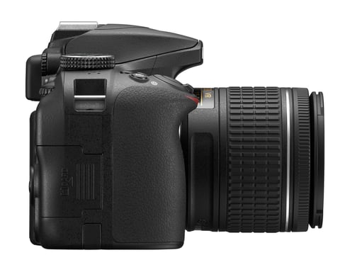 Nikon D3400 DX + 18-55mm Kit d'appareil-photo SLR 24,2 MP CMOS 6000 x 4000 pixels Noir