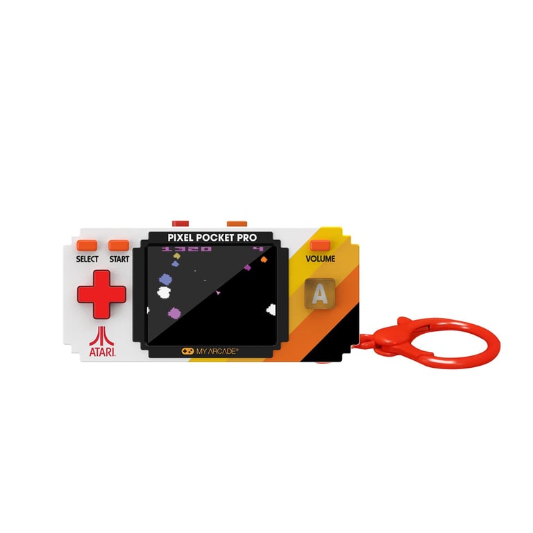 Atari Pixel Player : jeu vidéo Atari sous licence officielle porte clés d'arcade portable jeux pour enfants et adultes - vue 2