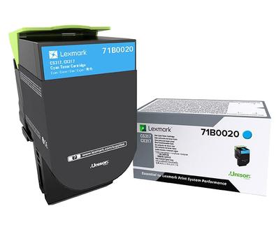 LEXMARK Cyan Toner 2.3k CSCX317 Neuf