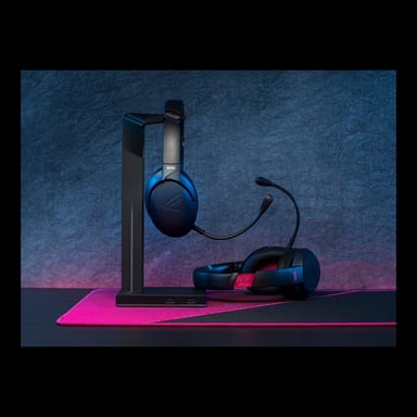 ASUS ROG Strix Go 2.4 Electro Punk Auriculares Bluetooth inalámbricos y con cable Negro