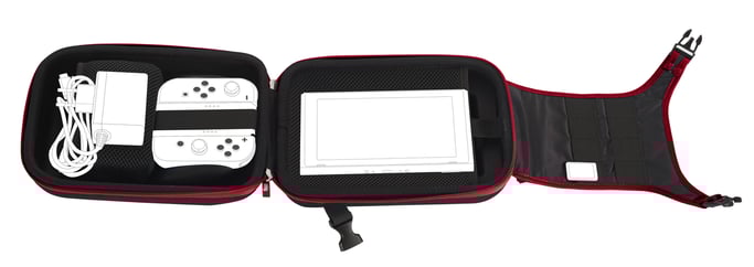 Bigben Interactive SWITCHVERTPOUCH funda para consola portátil Nintendo Negro