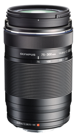 Objectif zoom Om System .Zuiko Digital ED 75 300 mm f4.8 pour Monture Standard Micro 43 - vue 2