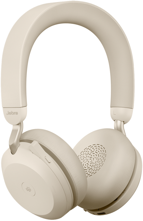 Jabra Evolve2 75 Casque Sans fil Arceau Bureau/Centre d'appels Bluetooth Beige