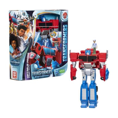 Transformers EarthSpark Spin Changer Optimus Prime e Robby Malto