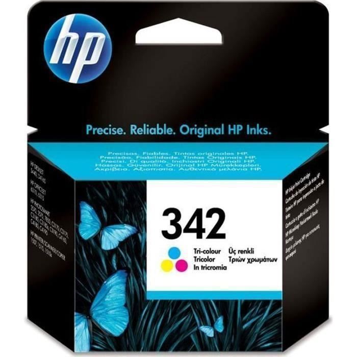 HP 342 Cartouche d'encre trois couleurs authentiques C9361EE pour DeskJet 5440D4160 OfficeJet 6310 Photosmart 25757850 Neuf