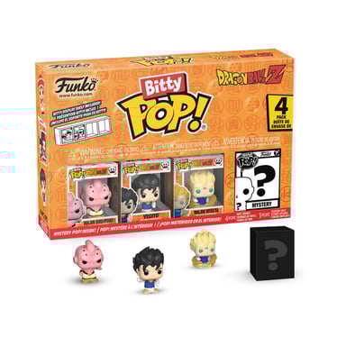 Pack 4 Figurines Funko Bitty Pop Dragon Ball Z Majin Buu