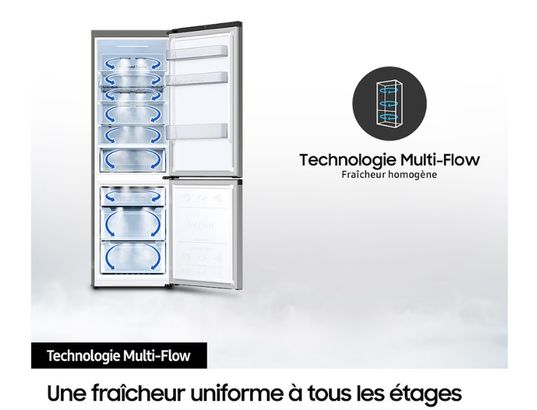 Réfrigérateur Combiné SAMSUNG RB34C600EWW – 344 L Froid Ventilé Wi-Fi - vue 8