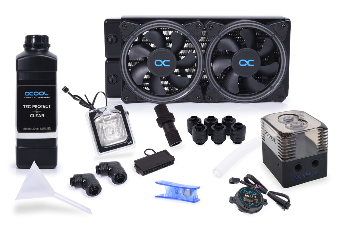Alphacool St30 Processeur Kit De Refroidissement Du Liquide 12 Cm Noir - Excellent État