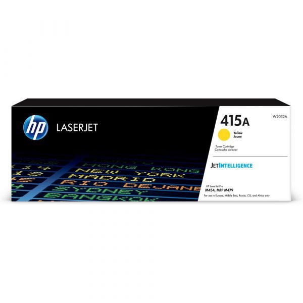 Cartouche de toner jaune LaserJet HP 415A - Neuf