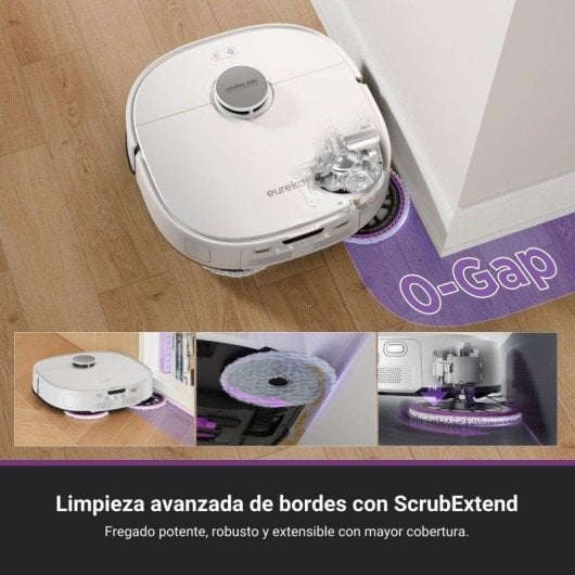 EUREKA J15 Pro Ultra Aspirateur Robot couleur laveur 16200 Pa nettoyage des bords Brosse Anti Enchevêtrement Lavage de Serpillière à 'eau Chaude Neuf - vue 2