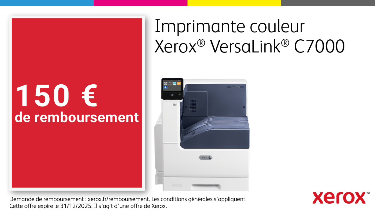 Xerox VersaLink C7000VDN Imprimante couleur Recto verso laser A3 1 200 x 2 400 ppp jusqu'à 35 ppm mono / jusqu'à 35 ppm couleur capacité : 620 feuilles Gigabit LAN NFC... - vue 4