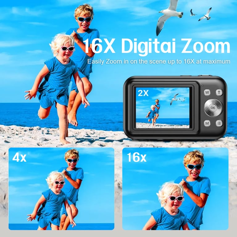 Appareil photo numérique 44MP avec zoom 16x et écran 2 4 Neuf - vue 5