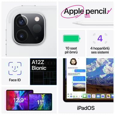 Apple iPad Pro 4G LTE 256 Go 27,9 cm (11'') Wi-Fi 6 (802.11ax) iPadOS Gris