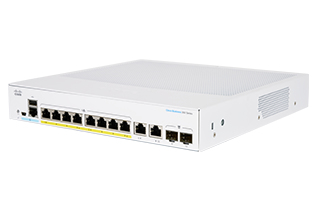 Cisco CBS350 8P 2G EU commutateur réseau Géré L2L3 Gigabit Ethernet 101001000 Neuf - vue 2