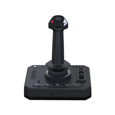 Joystick aviation LEXIP Honeycomb Foxtrot Aviation Stick PC/Mac Noir capteurs Hall 16 bits 20 boutons POV axe direction gouvernail résistance réglable