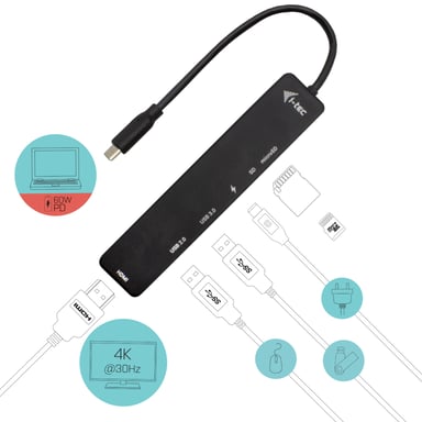 i-tec USB-C Travel Easy Dock 4K HDMI + Power Delivery 60 W