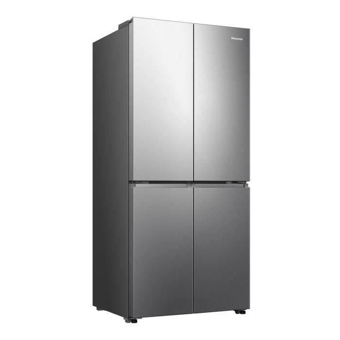 Réfrigérateur américain HISENSE RQ5P470SEIE 4 portes Classe énergétique E 84 2 x 74 4 x 188 5 cm Inox - vue 4