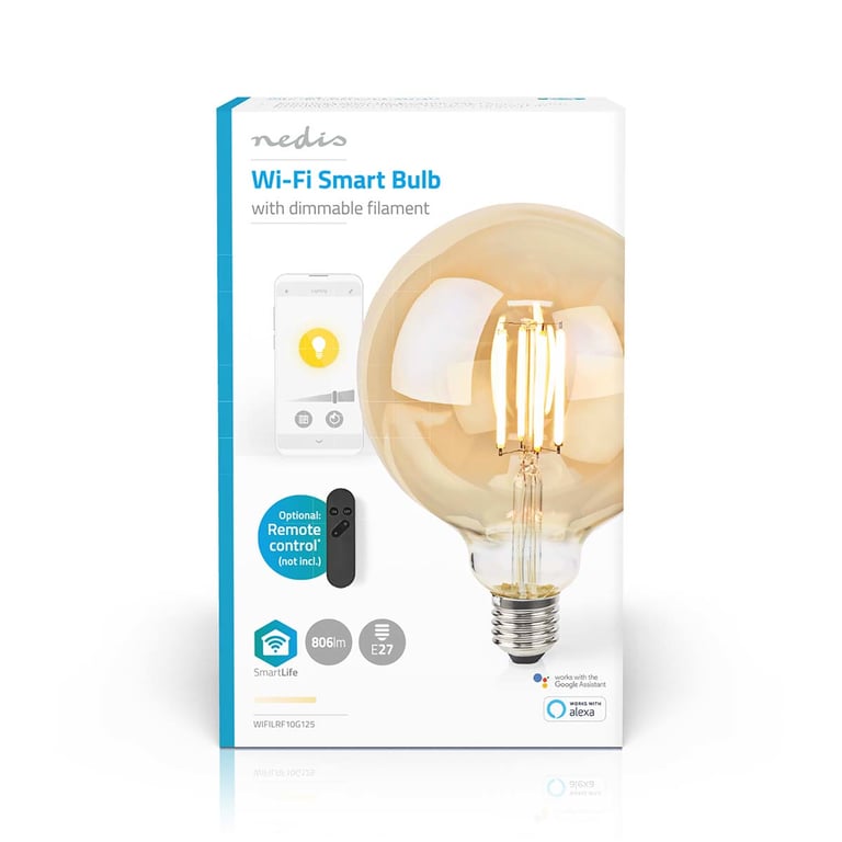 Ampoule Connectée Wi Fi LED 806lm E27 SmartLife Forme de Globe Neuf - vue 3