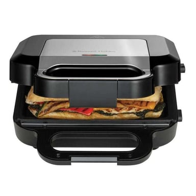 Russell Hobbs 3 en 1 Sandwich & Gaufres 26810-56 Noir Argent