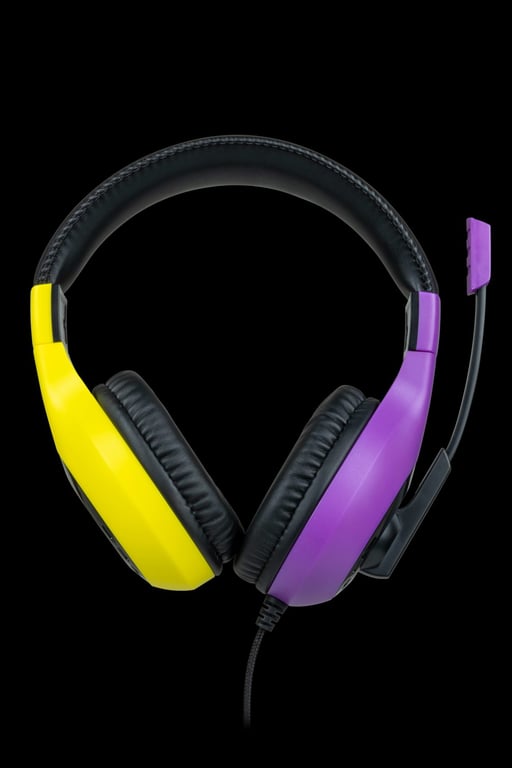 Casque Gaming Big Ben Pour Nintendo Switch Filaire et jaune - vue 3