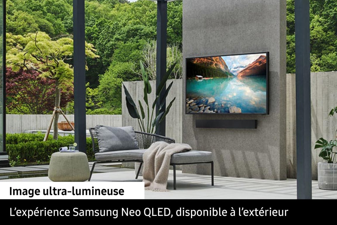 TV Neo QLED Samsung The Terrace TQ75LST7D 189 cm 4K UHD 2025 - vue 3