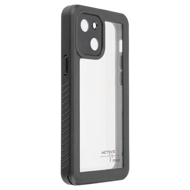 Coque de protection pour iPhone 13 Noir & Transparent