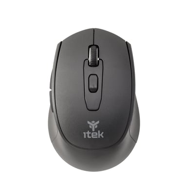 itek CLK W24B ratón Universal Ambidextro RF Wireless + Bluetooth Óptico 1600 DPI