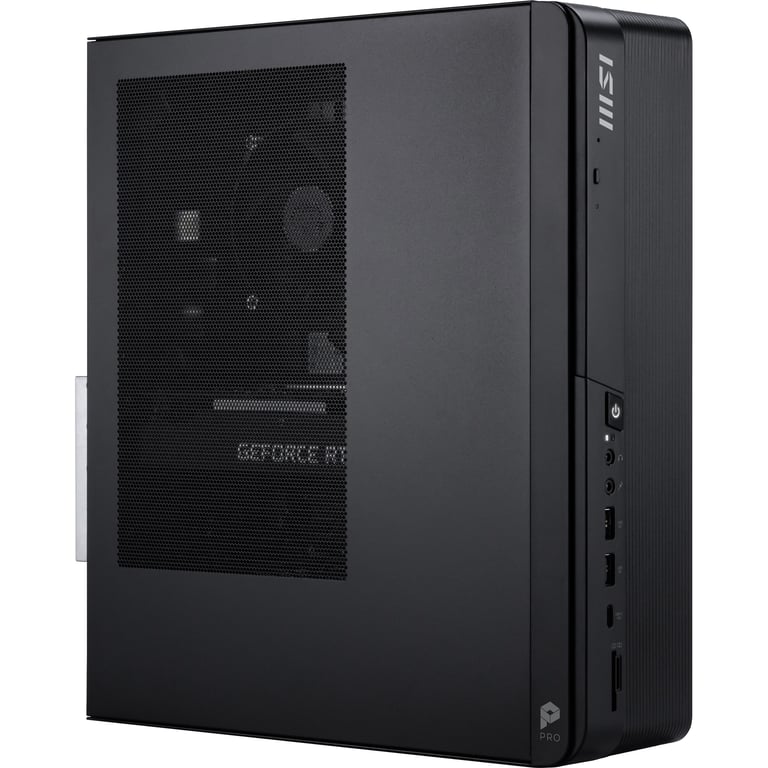 MSI Pro DP80 A14TAG-034EU Intel® Core™ i5 i5-14400 16 Go DDR5-SDRAM 512 Go SSD NVIDIA GeForce RTX 3050 Windows 11 Pro Bureau PC Noir - Neuf