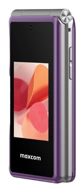 MaxCom Comfort MM835 8,89 cm (3.5'') 100 g Púrpura Teléfono para personas mayores